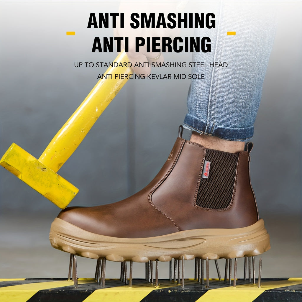 Men's Work Shoes, All-Season Labor Shoes, Work Boots, Comfortable Fabric Insoles, Casual Outdoor Sneakers, Construction Boots - product image 6