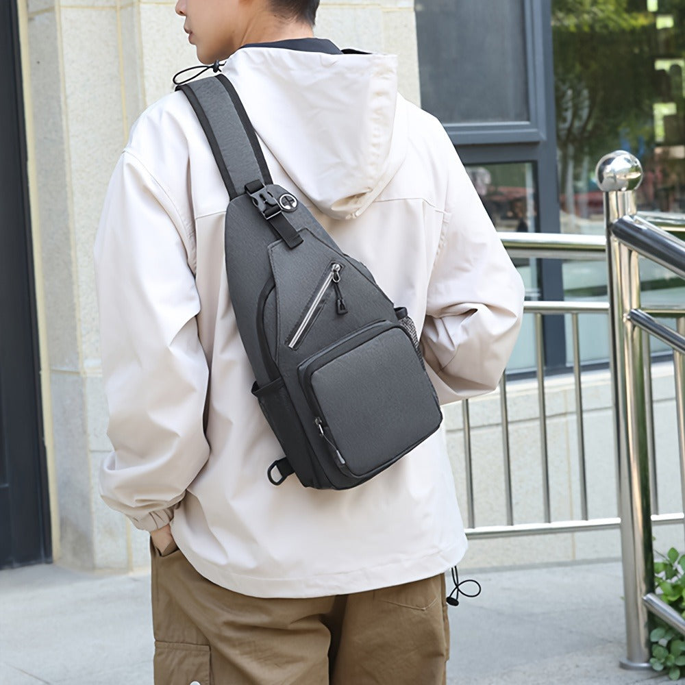 Crossbody Bag for Women & Men, Large Capacity Single Shoulder Bag with Zipper, Featherlight Multi-Pocket Design, Casual Sling Bag for Travel, Hiking, Work - product image 22