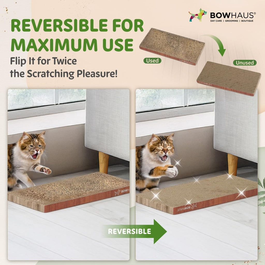 Cat Scratcher Lounger Reversible – Large Cardboard Cat Scratching Pad & Board for Indoor Cats, 5-Layer Durable Construction, Double-Sided Scratch Surface - product image 13