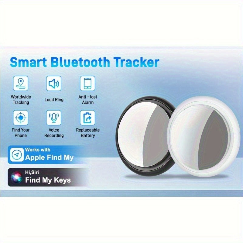 Wireless Smart Item Tracker Tags 2 Pack | Bluetooth Item Finder Compatible with Find My App (iOS), Replaceable Battery, Silicone Case Included, Lightweight - product image 9