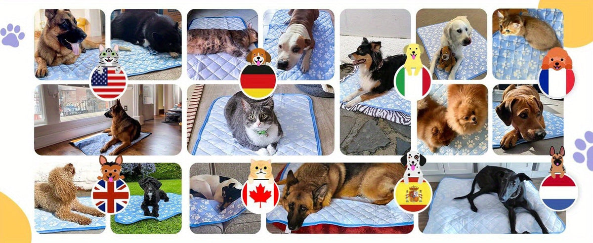 Pressure Activated Arc-Chill Fiber, Non-Toxic Washable Collapsible Pet Cool Mat for Summer, Indoor Outdoor Use, Small Medium Large XL – Dog Cooling Mat - product image 12