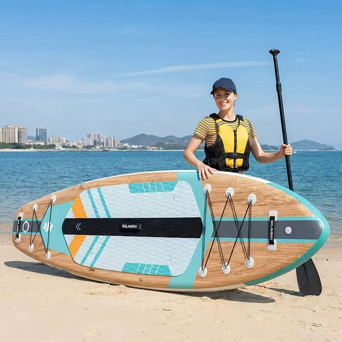 Stand Up Paddle Board Inflatable SUP 10'6" & 11'6" – Non-Slip EVA Deck, 180kg Capacity, All-in-One Accessories Kit with Pump, Adjustable Paddle, Ankle Leash - product image 12