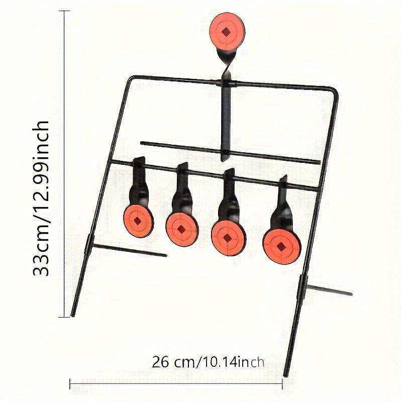 Metal Frame Practice Target for Indoor & Outdoor Training, Airsoft BB Gun Pellet Pistol Archery Slingshot Shooting Range Accessories, Size 22-38 – Shooting - product image 8