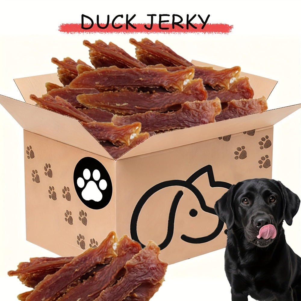 Duck Jerky Dog Treats Bundle High Protein Chews Grain Rawhide Free Daily Snacks for Small Medium Large Breeds Duck Lovers Dried Meat Bites Duo for Happy Pets - product image 13