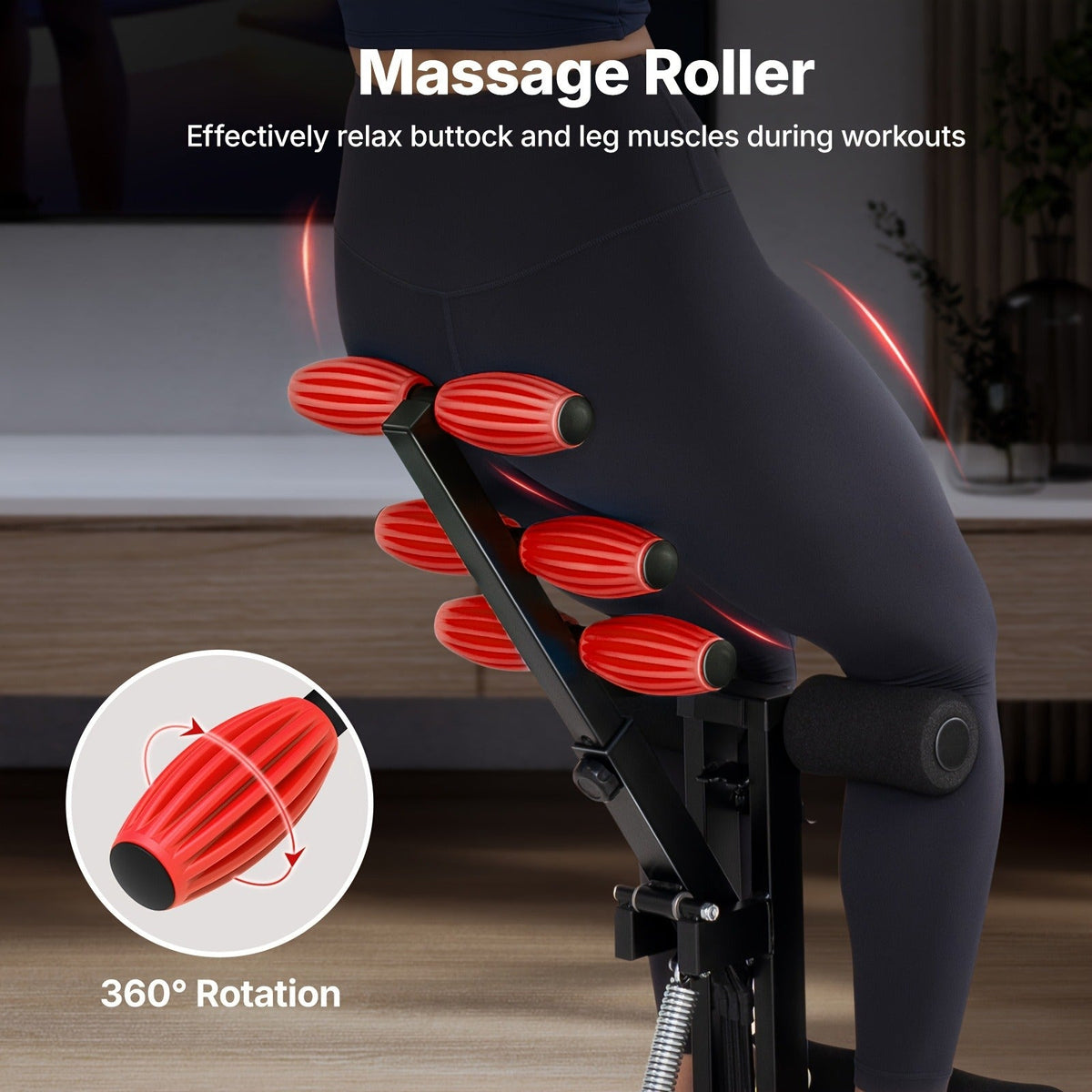 Adjustable Core & Leg Exercise Equipment, Push-Up Workout Machine for Women, Home Gym Strength Training – Glute Trainer Deep Squat Machine