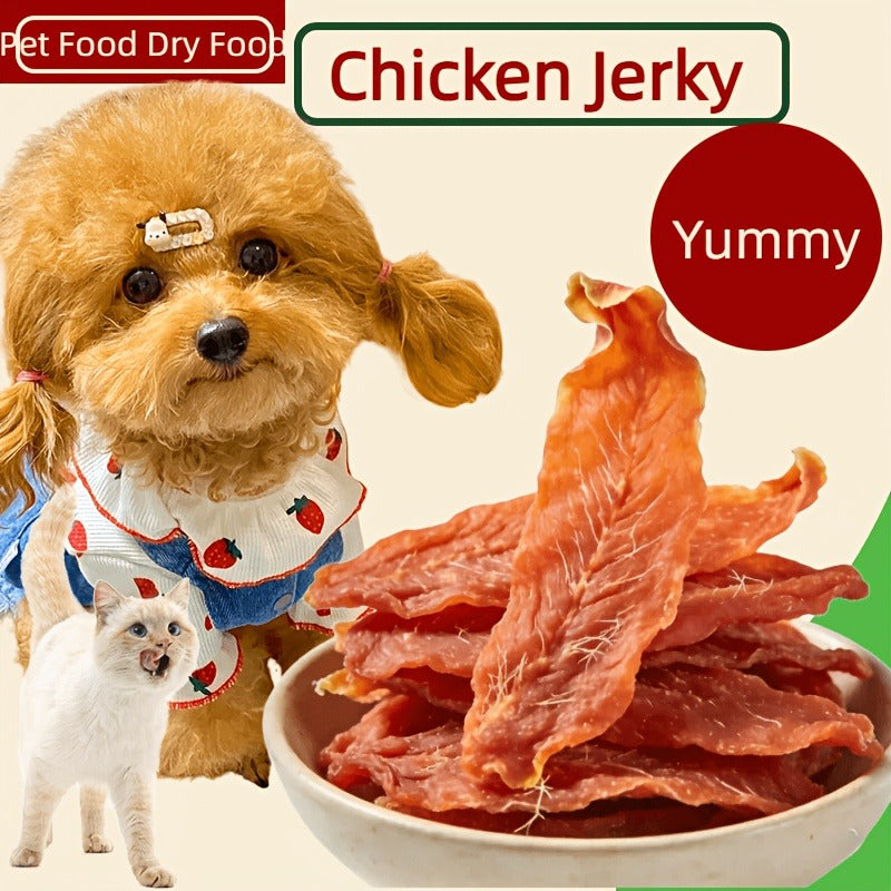 Chicken Jerky Treats for Dogs and Cats | High Protein Chicken Breast Slices, Grain-Free Dental Chews & Training Rewards for Puppies Kittens Adult Dogs Cats - product image 18