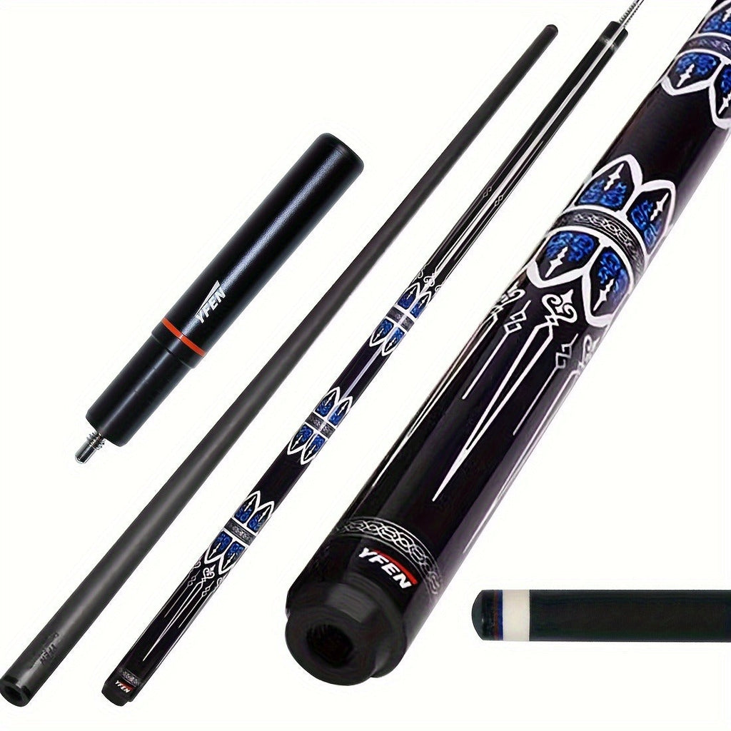 Carbon Fiber Pool Cue Stick 12.5mm Low Deflection Professional Billiard Cue with Extension Canadian Maple Wavy Pin Wrapless Design Dent-Resistant Shaft for - product image 8
