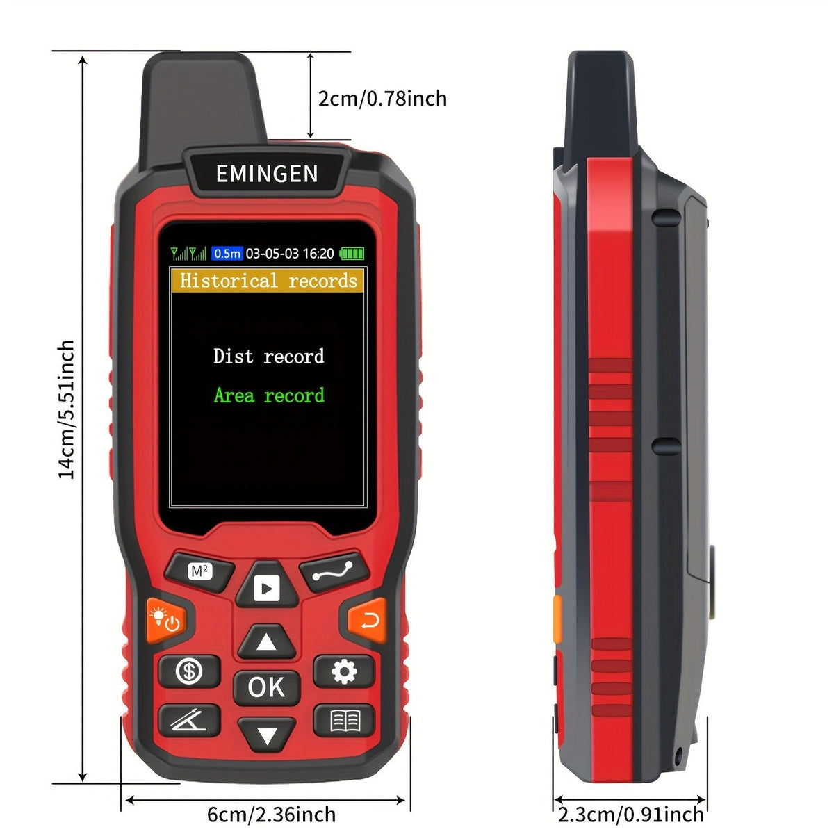Handheld GPS Land Surveying Equipment | ZL180 | High-Precision 2.4" LCD Area Measuring Tool for Farmland, Forest, Ranch & Mining - product image 7