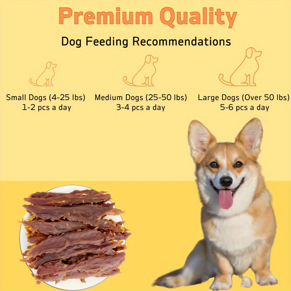 Dog Jerky Treats 400g Mixed Flavor Pack | Chicken & Duck Jerky, High Protein Low Fat, Long Lasting Chews, Digestible Training Reward Snacks for Small Medium - product image 9
