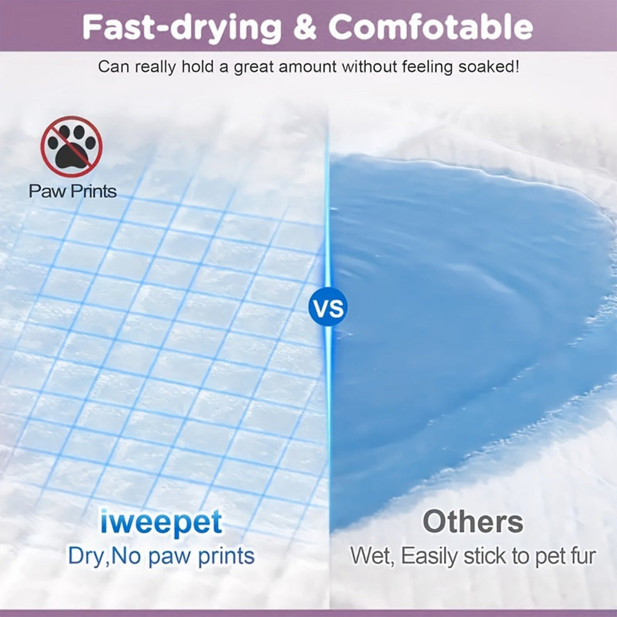 Puppy Pee Pads 100 Count – 6-Layer Super Absorbent Dog Training Pads, Leak-Proof Tear-Resistant Odor Control, 23.6"x23.6" & 34"x28" Large Size, Suitable for - product image 4