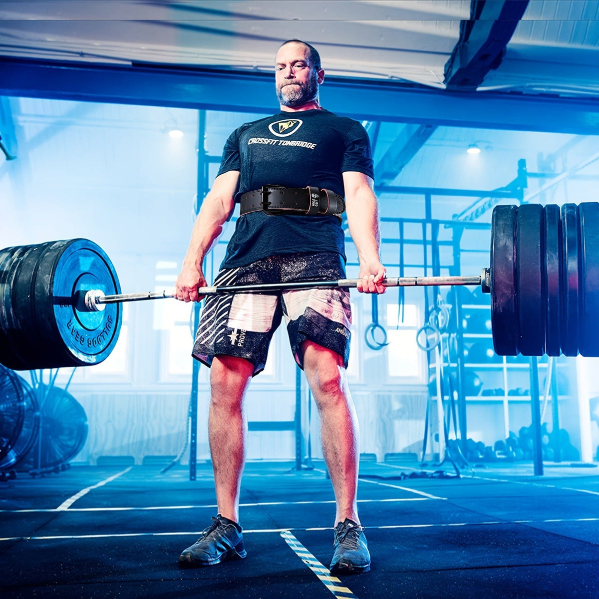 Men's Weight Training Protective Gear M & L | Weightlifting Belt Cowhide Leather Lumbar Support for Powerlifting, Squats & Deadlifts - product image 7