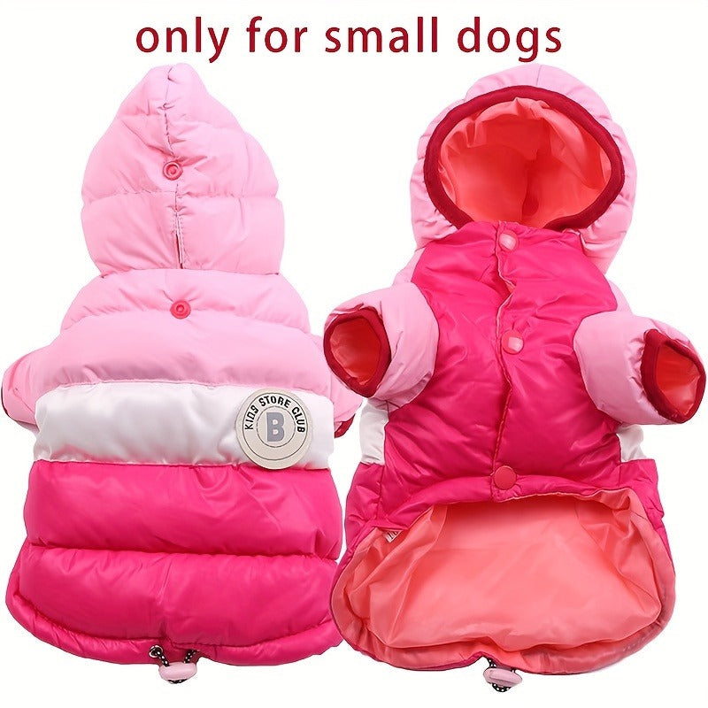 Dog Winter Coat Puffer Jacket Windproof Warm Padded Snow Vest for Small Breeds – Sizes L XL XXL – Featherlight Outdoor Dog Clothes for Chihuahua Poodle - product image 4
