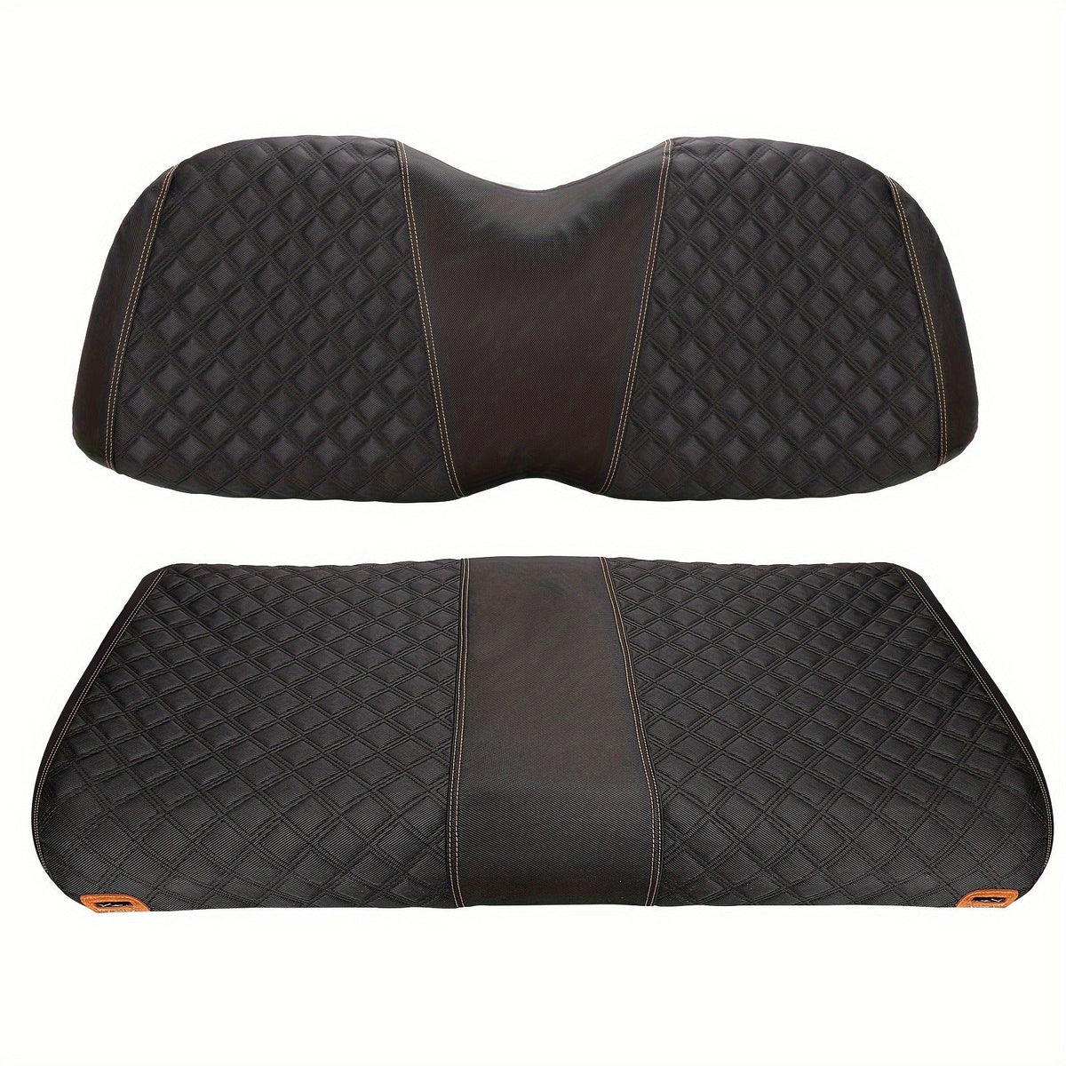 Golf Cart Seat Covers for Club Car Precedent Front Seat 1680D Oxford Cloth No Drilling Required Breathable Washable Air Dry Soft Protective Seat Kit for Home Repair & Workshop