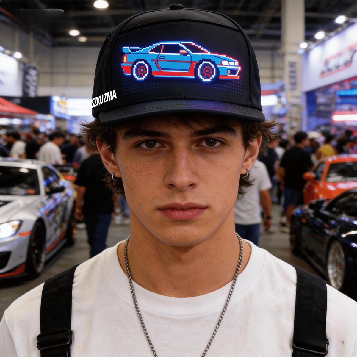 Programmable LED Hat with APP Control | Custom Text, Animation & Graffiti Display, USB Rechargeable, Adjustable Fit for Men & Women, Glowing Light-Up Cap for - product image 12