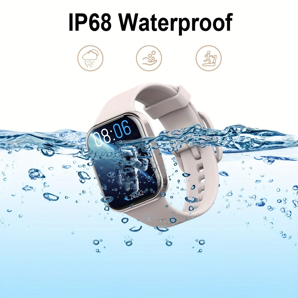1.69" HD Screen, 25 Sports Modes, IP68 – Fitness Tracker Smartwatch - product image 9