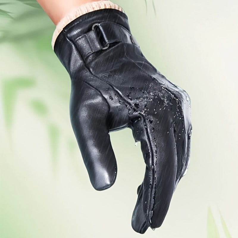 Thermal Ski Riding Cycling Driving Cold-Proof Touchscreen Warm Gloves for Outdoor Sports – Waterproof Winter Gloves for Men - product image 9