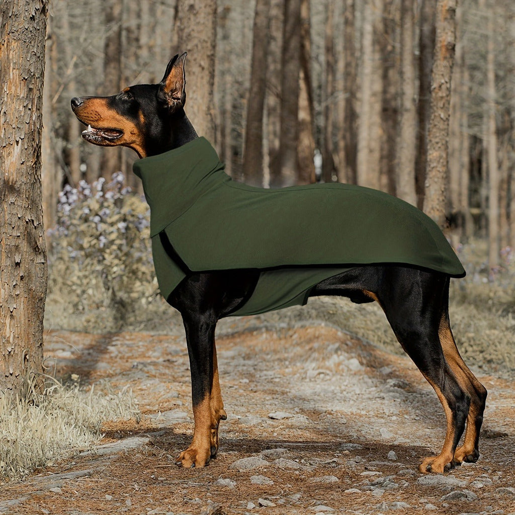 High Neck Dog Coat Warm Pullover – 4XL – Solid Color Woven Polyester Pet Jacket, Machine Washable, All-Season Fall & Winter Dog Apparel for Small Medium Large - product image 11