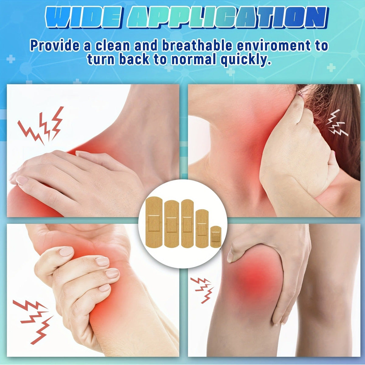 Bulk Wound Care Strips for Home First Aid, Finger Cuts, Skin Wrapping & Everyday Injuries, Discreet Natural Color – 500pcs Adhesive Bandages Flexible - product image 6