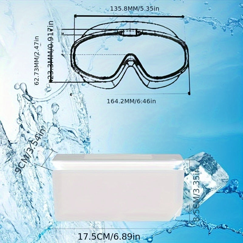 Anti-Fog Swimming Goggles Set | UV Protection, Earplugs & Nose Clip - product image 12