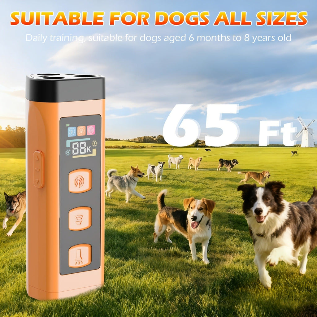 Triple-Head Ultrasonic Bark Deterrent, High-performance Soundwave Technology, USB Rechargeable Portable Handheld Anti-Barking Device, Dog Behavior Training - product image 7