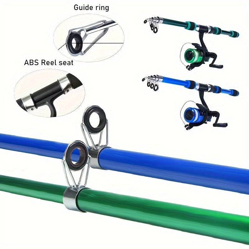 Fishing Rod and Reel Combo Complete Tackle Set with Line Soft Bait & Hooks Fast Action Freshwater Saltwater Fishing Kit for Beginners Adults for Everyday Use - product image 6