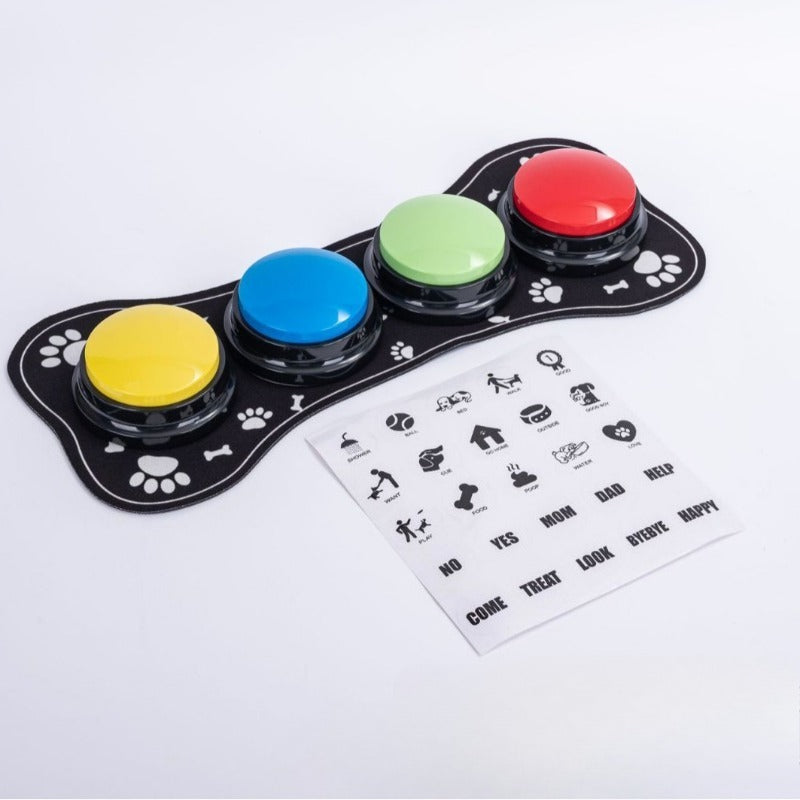 Pet Training Buttons with Mat, Recordable Dog Talking Button Set, Durable Easy-Clean, No Battery Required – Dog Communication Buttons for Talking - product image 7