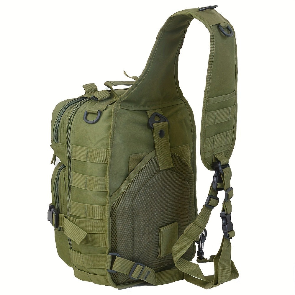 Single Shoulder Crossbody Sling Pack for Hiking, Patrol & Outdoor EDC, Adjustable Strap, Multi-Pocket – Tactical Chest Bag - product image 6