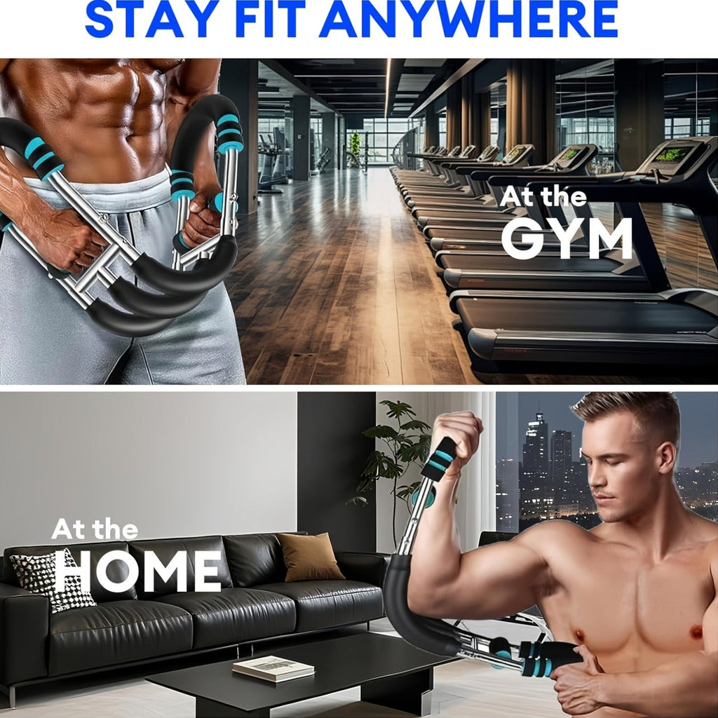 Arm Strength Trainer Three-Bar Chest Expander | Adjustable Multi-Level Resistance | Portable Detachable Forearm & Chest Workout Device for Home Gym | Strength - product image 9