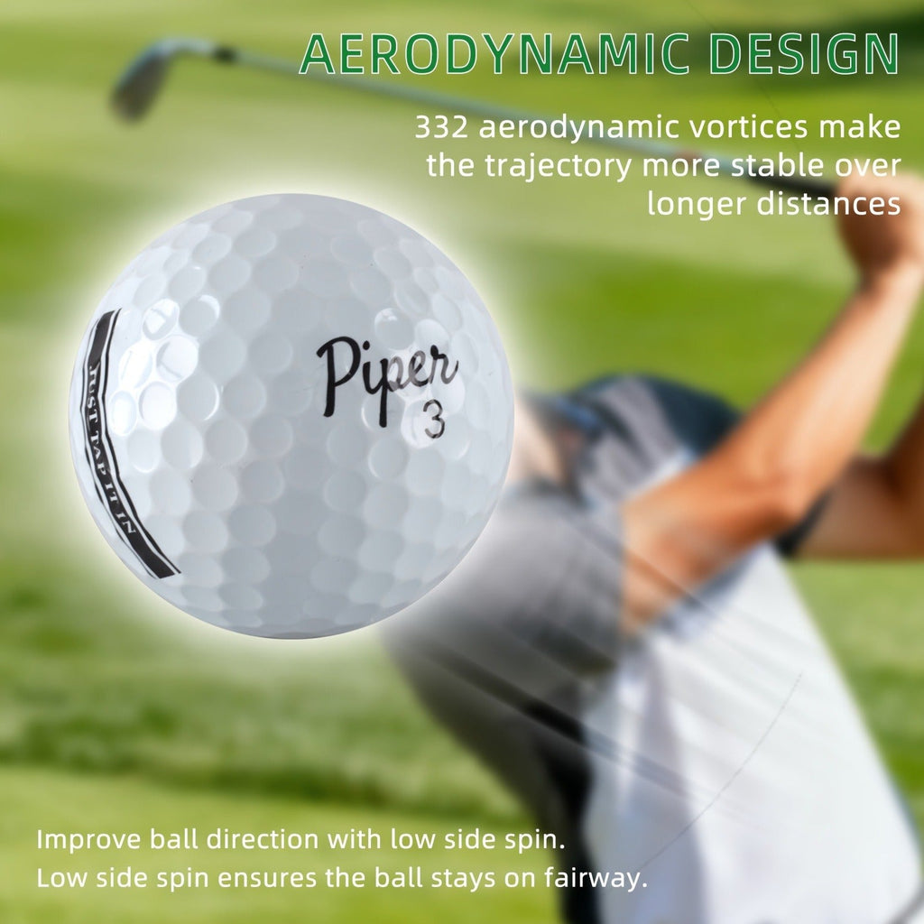 Golf Balls 3-Ply PU Cover with Soft Feel & High Visibility Colors – Professional Distance Golf Ball for Competitive Play and Training – Ideal for Adult Golfers - product image 9
