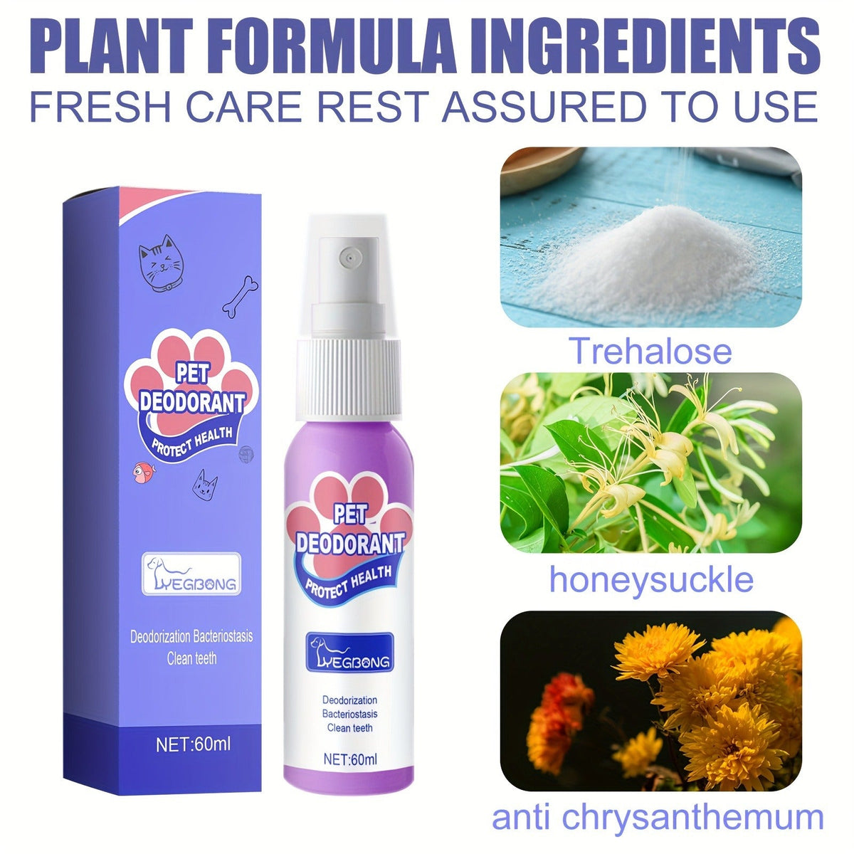 Pet Dental Spray for Dogs & Cats | Teeth Cleaning & Bad Breath Freshener, No-Brush Oral Care Spray for Plaque & Tartar Control, Safe Daily Use - product image 5