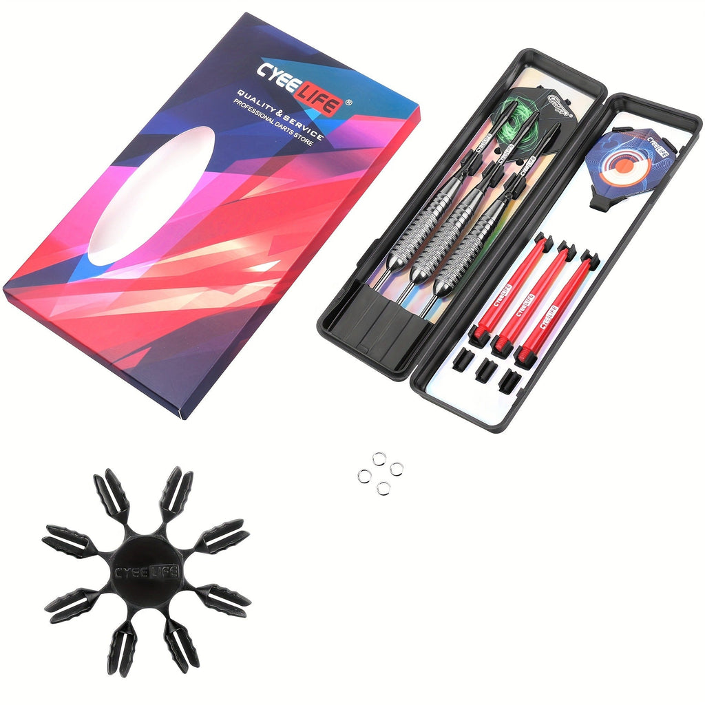 Aluminum & PVC Shafts, Extra Replacement Flights & Plastic Protectors, Complete Dart Accessory Kit for Dartboard Practice | Professional Steel Tip Darts Set - product image 5