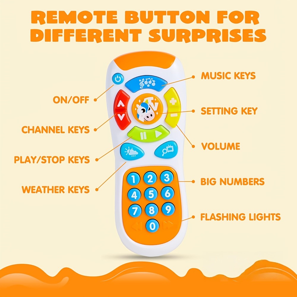 Pretend Play Phone with Music, Sound Effects & Learning Features, Gift for Infants Toddlers Boys Girls – Baby Smartphone & Remote Control Toy Set with Horse - product image 3