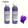 Flushable Cat Litter Deodorizer Beads 2-Pack – Lavender Jasmine Lemon Green Rose, Easy Toilet Disposal – Dust-Free Odor Eliminator for Cat Litter Box, Mixed - product image 2