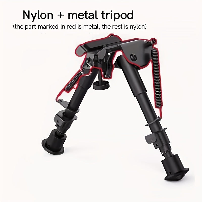 Adjustable 6-9 Inch Spring Return Legs, M-LOK Compatible, Collapsible Shooting Support for Hunting & Range – Aluminum Alloy Tactical Rifle Bipod - product image 2