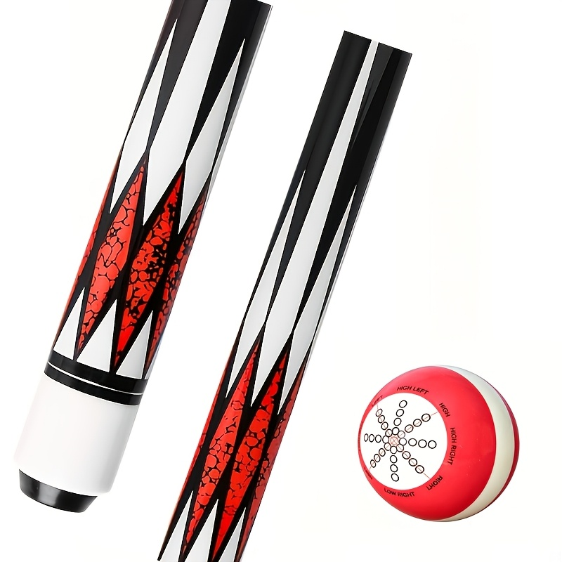 Pool Cue Stick 58 Inch | 13mm Laminated Tip, North American Maple Shaft, Ergonomic Grip, Billiard Cue for American Pool & Rotation Billiards, Great Gift for Men