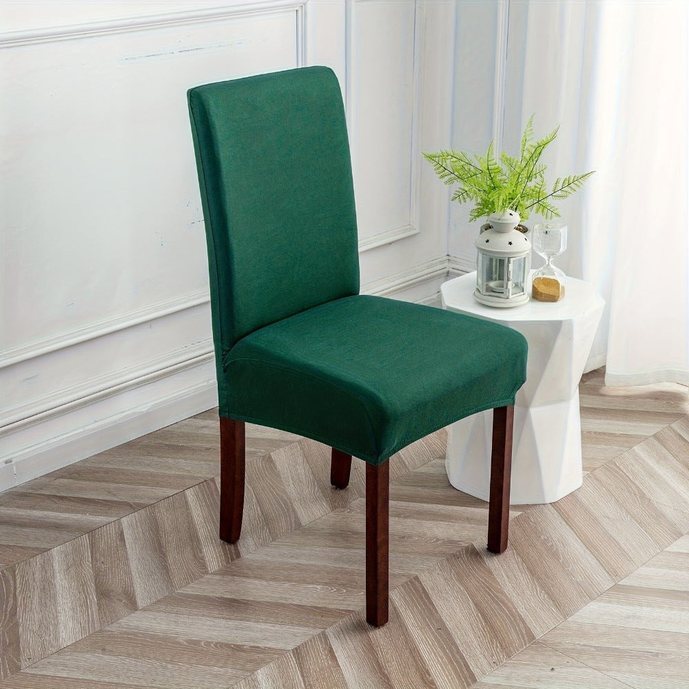 Stretch Dining Chair Covers Set | Elastic Jacquard Slipcovers for Dining Room Kitchen Wedding Office, 4pcs or 6pcs, 9 Colors, Washable Furniture Protector - product image 34