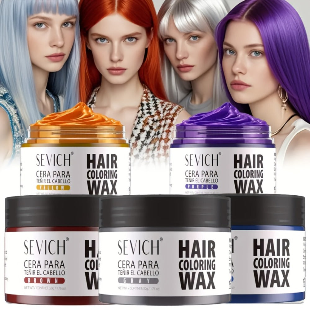 Instant Color Hair Wax 10 Shades – Temporary Hair Dye Wax Strong Hold Styling for Parties, Cosplay, Festivals & Halloween, Easy Wash Out, All Hair Types, Men Women Kids - product image 22