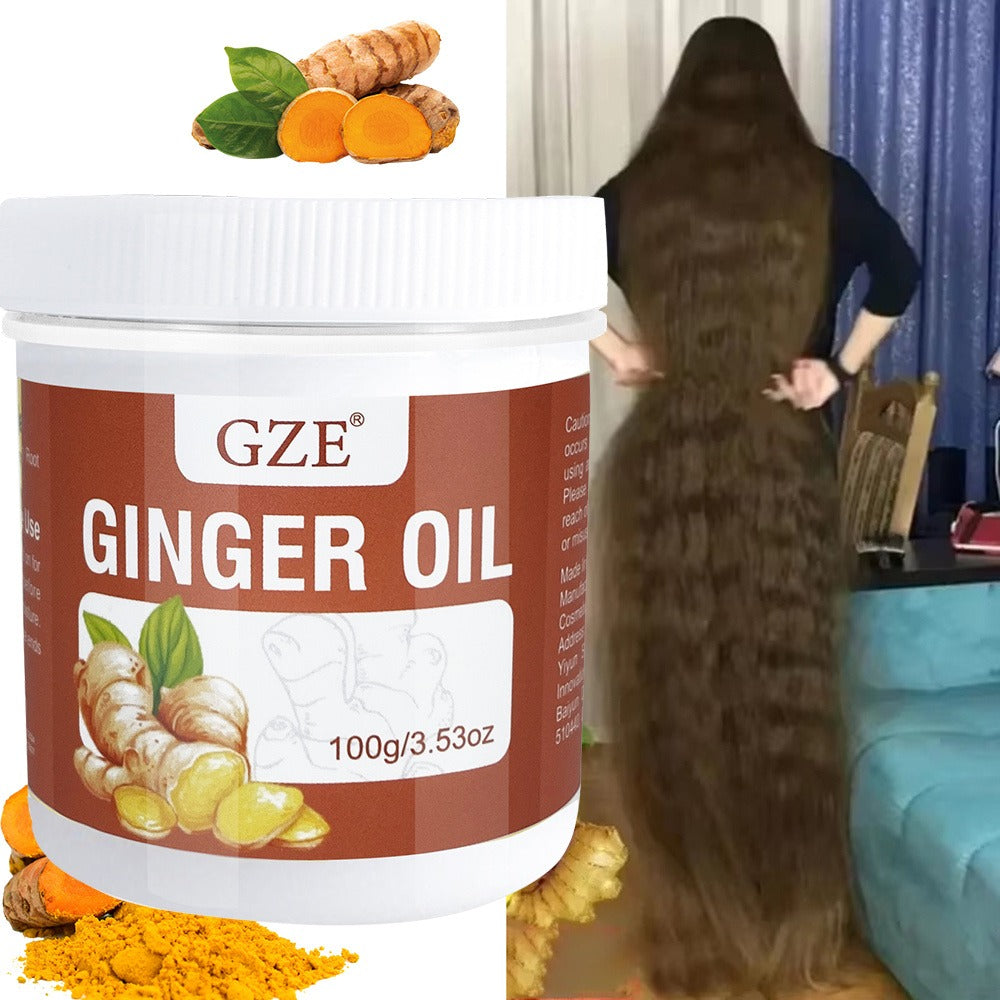 Ginger Scalp Stimulating Hair Growth Oil 100g — Deep Moisturizing, Strengthening & Nourishing Formula for Longer Thicker Healthier Hair, Lightweight Non-Greasy, All Hair Types, Uni - product image 6