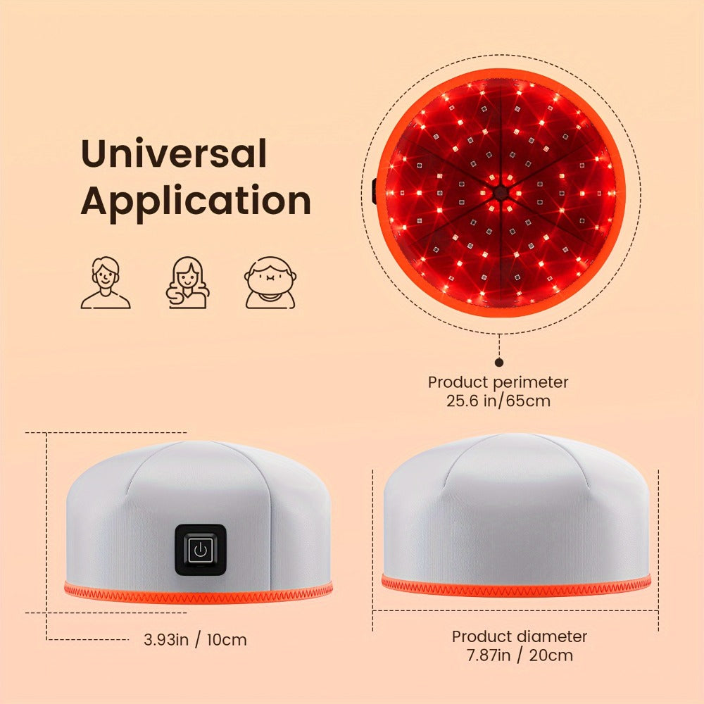 Red Light Therapy Cap 101 LEDs Detachable LED Panel Infrared Light Hat for Brain Relaxation Insomnia Relief Head Pain Treatment Hair Growth Scalp Care - product image 2