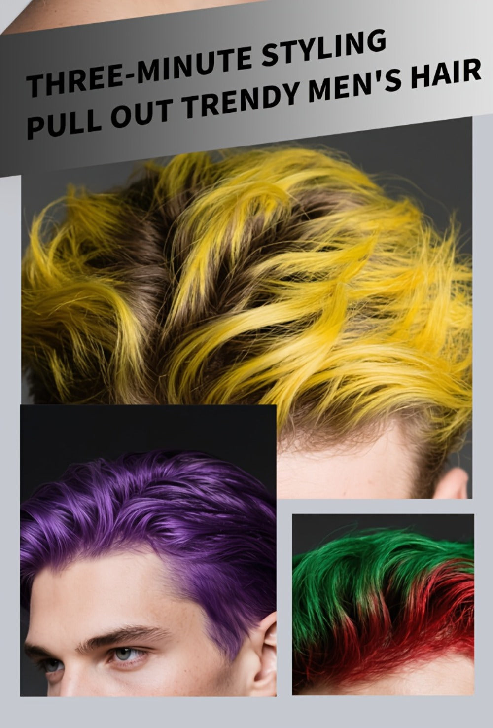Hair Color Wax Temporary Hair Dye 3.53oz — 9 Vivid Shades, Easy Wash, Non-Damaging, Mixable Colors for Halloween Carnival Festival Cosplay Party - product image 22