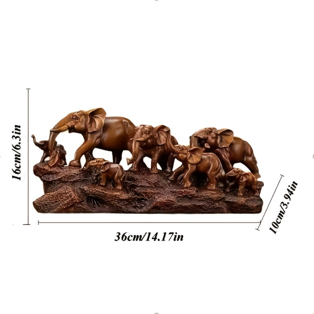 Feng Shui Wealth Ornament Resin, Lucky Fortune Decorative Figurine for Entryway, Living Room & Home Office, Prosperity Sculpture Housewarming Gift & Home Decor Accent Piece - product image 3