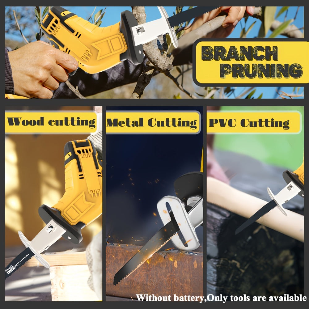 Reciprocating Saw Brushless Cordless for DeWalt 20V Battery – 0-3500 SPM Variable Speed, Tool-Free Blade Change, 4 Saw Blades Included, for Wood, Metal & PVC Cutting (Battery Not I - product image 16