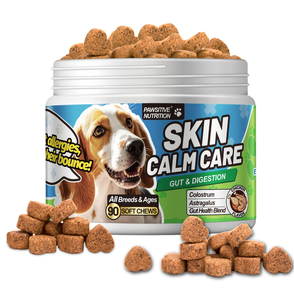 6 Billion CFU with Bovine Colostrum & Astragalus Root, Gut Health & Immune Support, Chicken Flavor, 90 Chews for All Dogs – Dog Probiotic Chews - product image 3