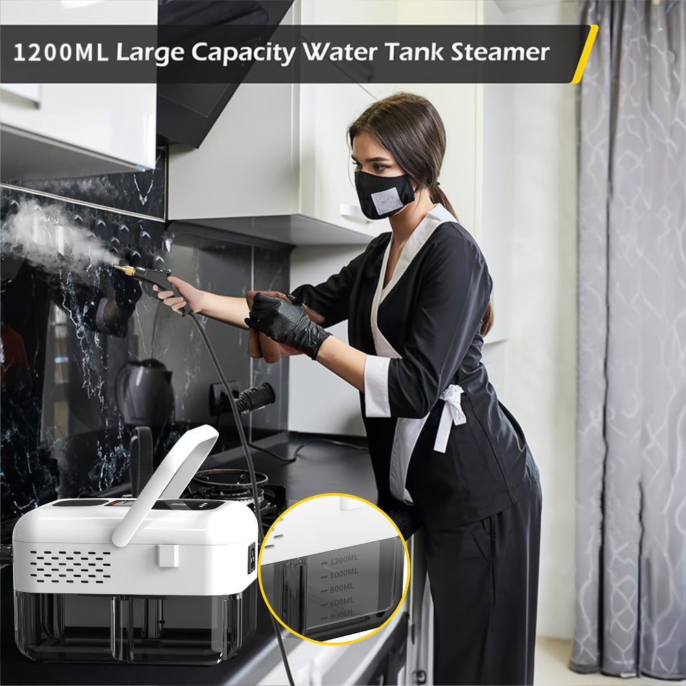 Handheld Steam Cleaner 2500W High Pressure for Home Kitchen Grease Sofa Air Conditioner Washing Machine Floor Tile Bathroom - product image 7