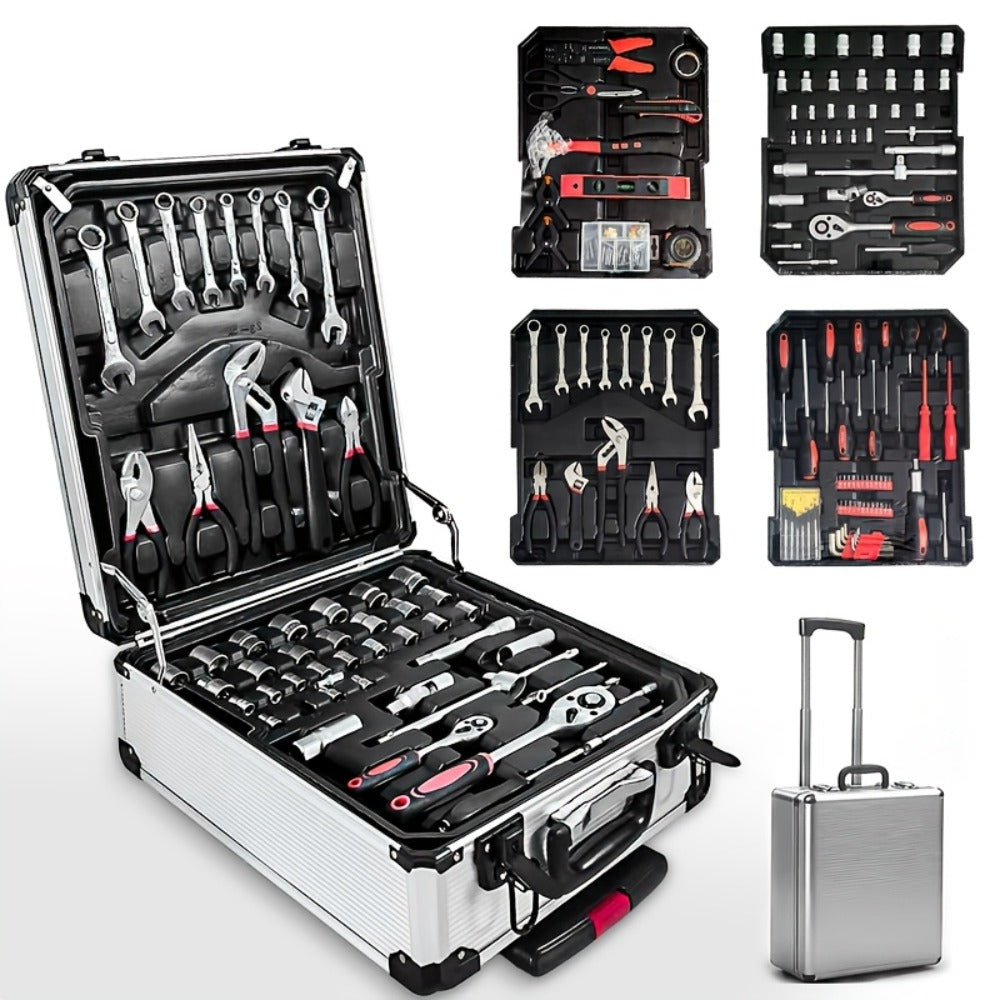Home Tool Kit Professional, 46-Piece Essential DIY Set, 53-Piece Advanced Home & Auto Repair Kit, or 1000-Piece Complete Toolbox in Storage Case for Home, Automotive & Workshop Use - product image 6