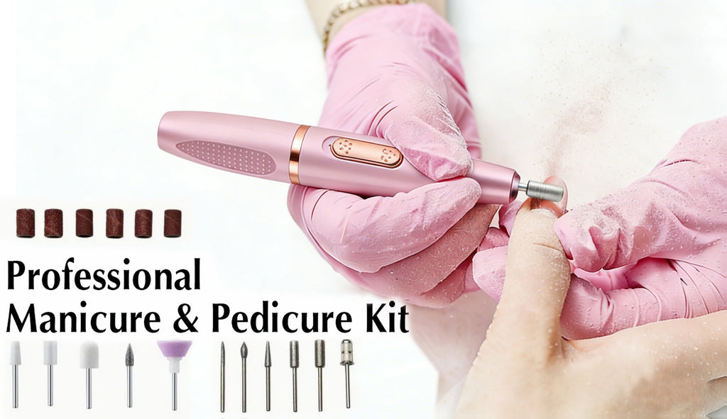 Electric Nail Drill Kit 11-Bit Variable Speed Portable Nail Grinder Machine for Gel Acrylic Natural Nails – Professional Manicure Buffing Filing Cuticle Removal Tool for Home Salon - product image 9