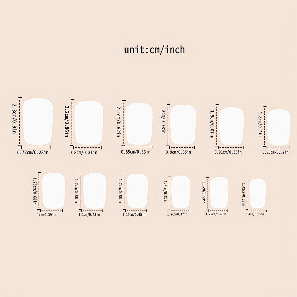Extendable Press On Nails 72 Pieces 3 Boxes Classic Elegant Glossy Full Cover Detachable False Nails for Women Girls Easy Apply Nail Accessories Kit for Daily Wear Office Date Nigh - product image 5