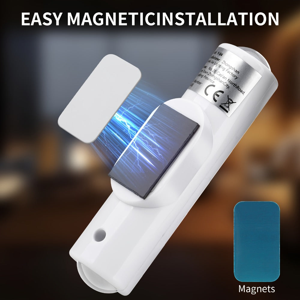 RGB Magnetic Night Light LED Ambient – Multi-Color Motion Sensor, No-Drill Magnetic Install, Long Battery Life for Living Room, Bedroom, Hallway, Stairs & Bar (1pc or 5-Pack) - product image 9