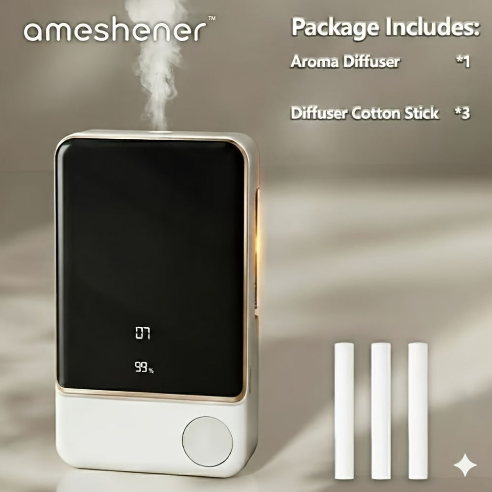 Aromatherapy Diffuser 1800mAh 7-Speed Essential Oil Diffuser with Digital Display Bathroom Odor Eliminator USB Rechargeable Air Freshener Home Decor Gift - product image 7