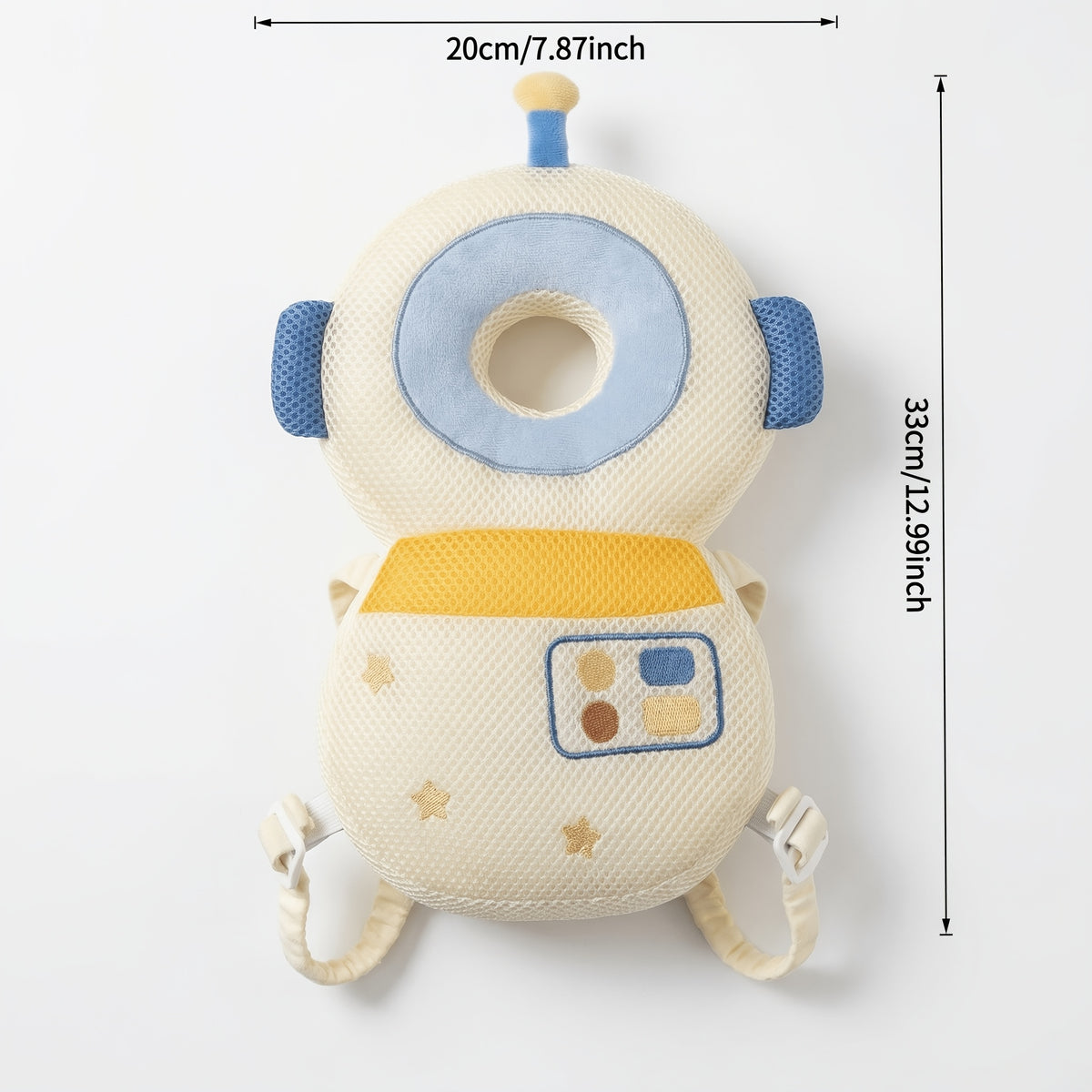 A Pc Soft Toddler Backpack for Infants and Toddlers, with Adjustable Cartoon Animal Plush Backrest, Made Of Colorful Polyester Fiber, An Ideal Gift for - product image 2